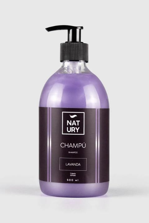 NATURY GREEN CARE - Champú de Lavanda | Champú Hidratante | Cuidado Suave | para Cabellos Dañados y Enredados | Fragancia Relajante | Cruelty Free | Reparador y Fortalecedor