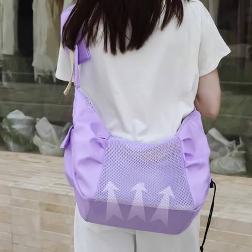 Sac de transport pour chat avec maillage de ventilation supérieur - 4