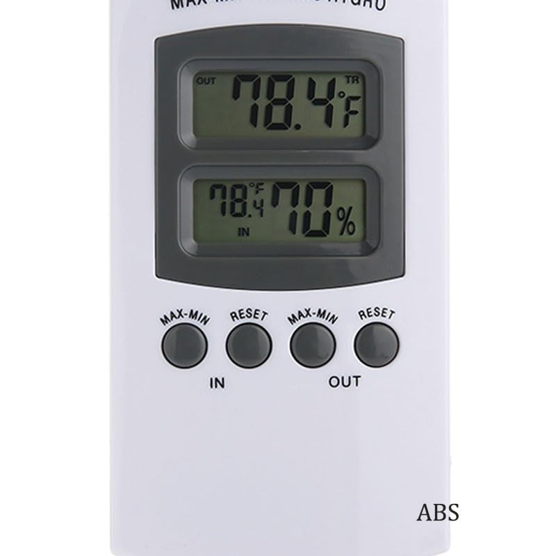 Indoor Temperature Humidity Meter Outdoor Greenhouse Flower Plant Growth