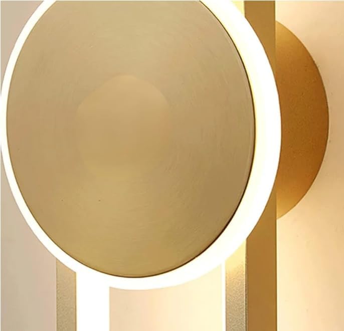 Image of Modern 900mm Simple All Copper LED Long Tube Wall Light Copper LED Long Tube Wall Light for Bedroom, Living Room- 3 in 1 Colours | Warm White, Natural White, Cool White (Gold)