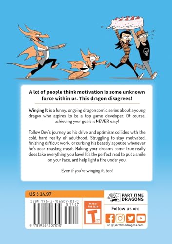 Winging It: Dragons on Motivation, Positive Thinking & Breathing Fire on Your Enemies (Funny Dragon Series Vol.1) (Part Time Dragons) - Image 2