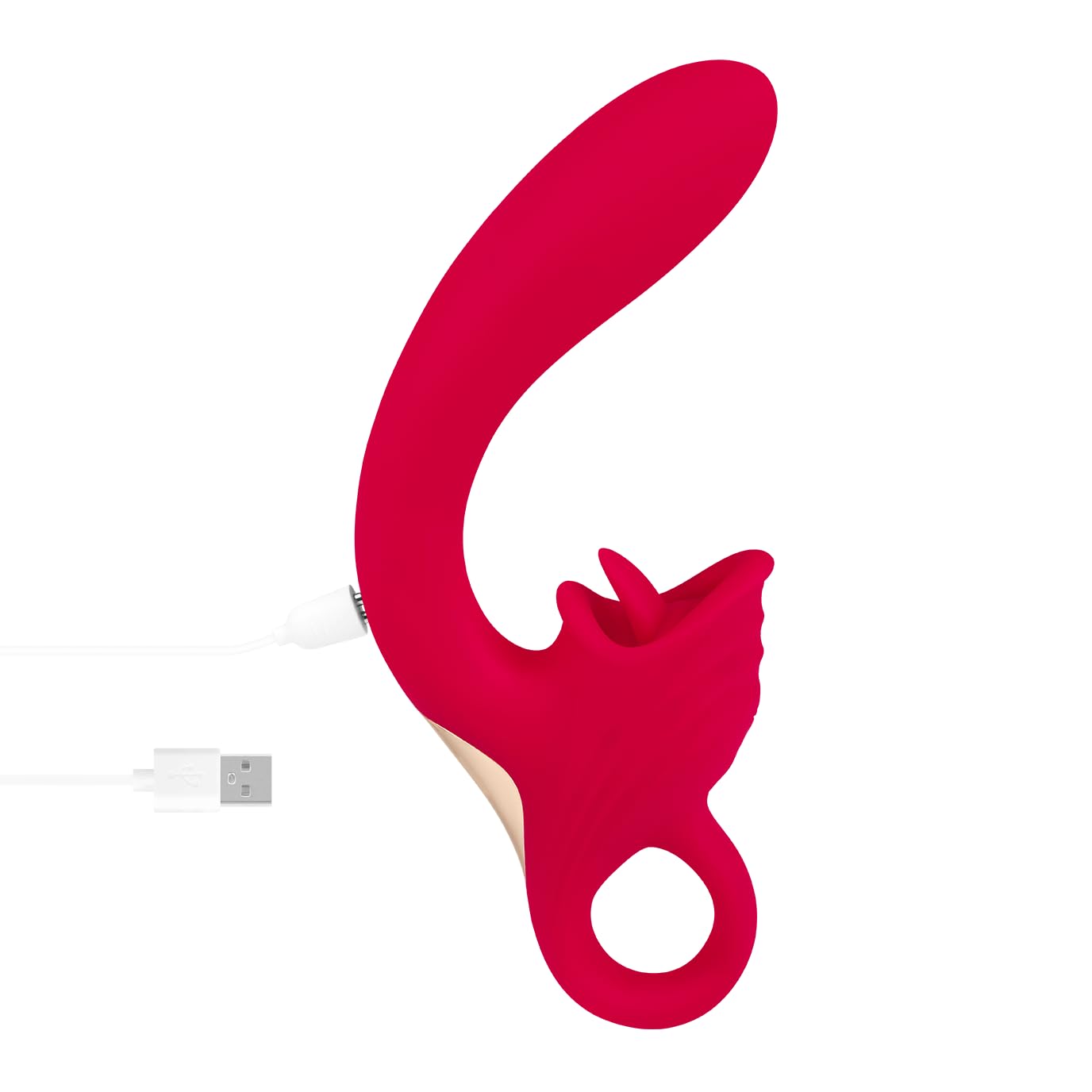EIS vibromasseur Rabbit en silicone avec langue de stimulation | 21,5 cm