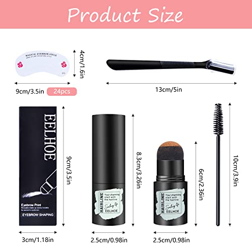 FORMIZON Kit Stencil per Sopracciglia, 27pcs Kit
