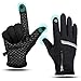 Gants Vélo VTT Cyclisme Homme Femme Gants Hiver Ecran Tactile Sport Antidérapant Coupe-Vent Impermeable Réfléchissant Chaud pour Moto Scooter Course Jogging Jardinage Conduite Randonnée Pêche LEMEGO
