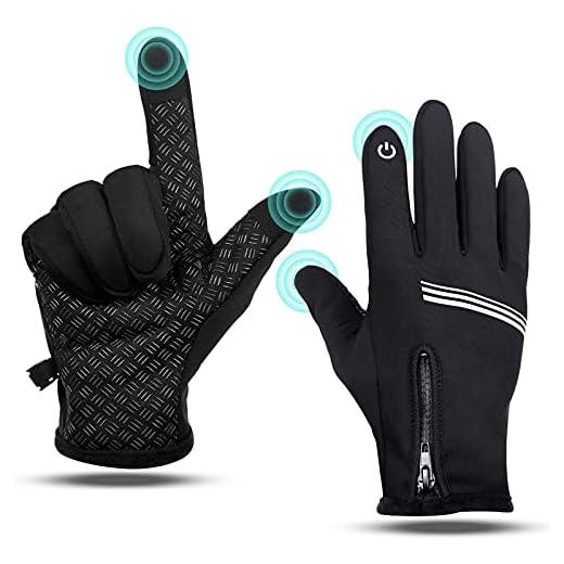 Guantes Ciclismo MTB Hombre Invierno Otoño, Guantes Bicicleta de Montaña Carretera Bici Moto Jardinería Running Pantalla táctil Touchscreen Antideslizante a Prueba de Viento Reflectante LEMEGO