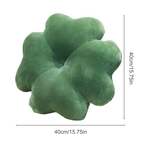 Oreiller en forme de feuille de trèfle coussin peluche canapé lit - 3