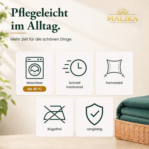 Malika® Winter Thermo Fleece Spannbettlaken, kuschelig weich Flausch Spannbetttuch, Betttuch Jersey flauschig Soft Plüsch Laken… – Ansicht 6