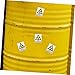 JECOMPRIS 4Pcs Caution Warning Stickers Safety Decals for Indoor Outdoor Use Signs for Hospitals Industry and More Secure Adhesive