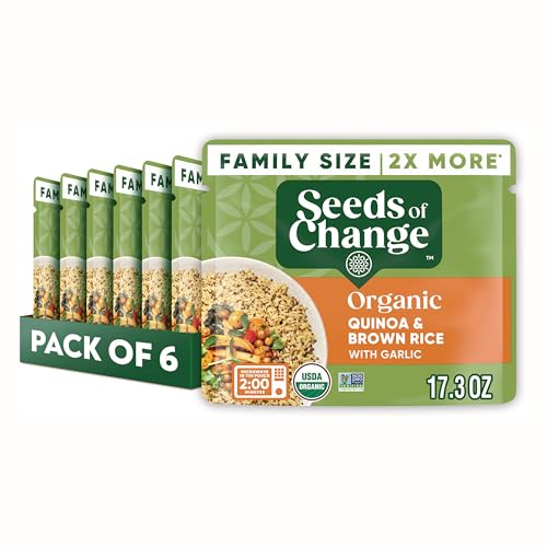 SEEDS OF CHANGE Organic Quinoa & Brown Rice with Garlic