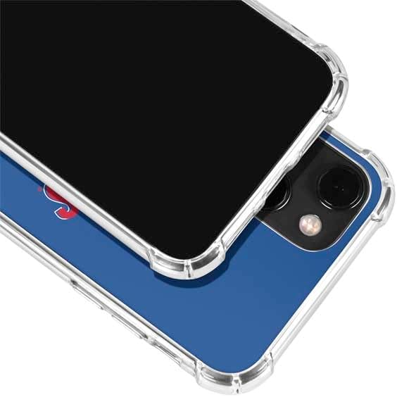 Skinit Clear Phone Case Compatible with iPhone 14 - Officially Licensed University of Kansas Jayhawks Mascot Design