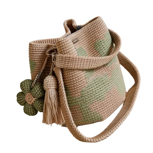 Sac à fleurs crochet fini les sacs lourds découvrez la légèreté du tricot de coton