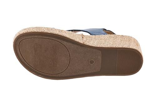Image of Corkys Footwear Womens Carley Wedges, Featuring Corkys EVA Foam Cushioned Insoles, A 2.5 Inch Heel, Lightweight For All Day Wear, And Hook And Loop Closure
