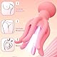 GKLWEJ Nippel Vibrator, 2 Pcs Silikon Nippelvibrator für Frauen mit 10 Vibrationsmodi, Elektrische Brustmassagegeräte, Brustwarzen Stimulator für Sie, Vibratorensets für Frauen Nippel