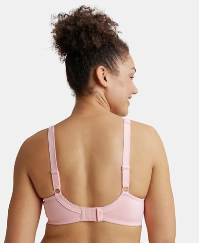 Image of Jockey ES24 Plus Size Bra | Wirefree | Non Padded | Full Coverage with Plush Lining Cup| Super Combed Cotton Elastane Fabric