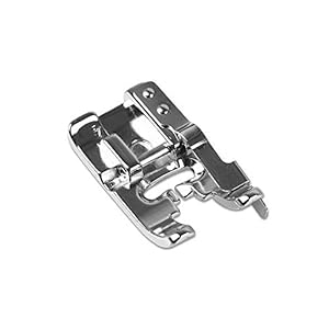 DREAMSTITCH 4127967-45 Snap On Edge Stitching Presser Foot (2.5 mm) Edge Guide Foot for Viking Husqvarna D, 1, 2, 3, 4, 5, 6, 7, 8 Sewing Machine 4127967-45
