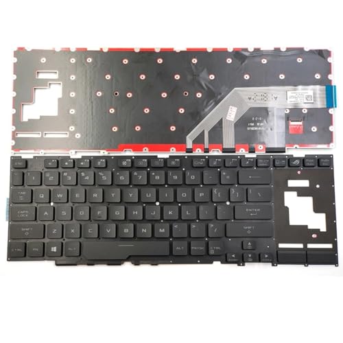 Clavier ASUS ROG Mothership GZ700GX usé : corrigez les touches bloquées avec ce modèle US noir