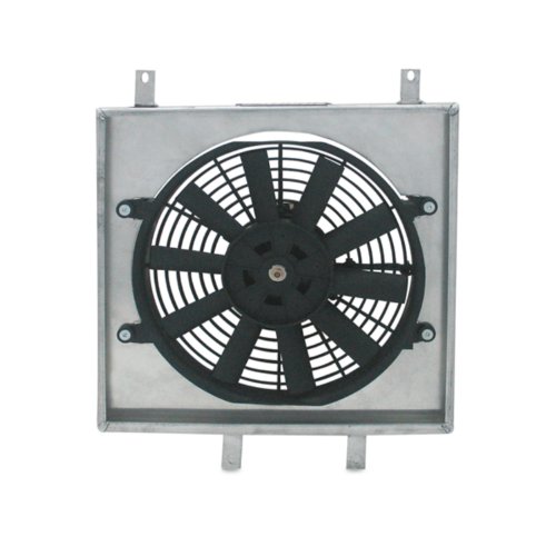 Mishimoto MMFS-CIV-92 Performance Aluminum Fan Shroud Compatible With Honda Civic 1992-2000 Silver - Image 3