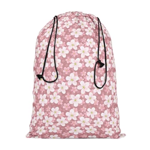 Image of ArtzFolio Cherry Blossoms D2 | Reusable Sack Bag | Bag for Gym, Storage, Vegetable & Travel