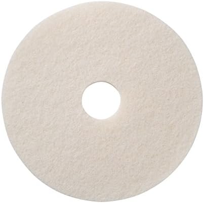 Americo Polishing Pads, 14" Diameter, White, 5/carton