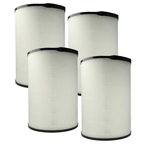vhbw 4X Luftilter kompatibel mit Philips AC4236/10, Series 4000i Luftreiniger - Kombifilter HEPA + Aktivkohle