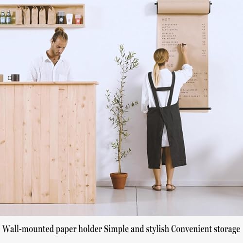 Distributeur de rouleau de papier kraft suspendu 60CM pour art mural
