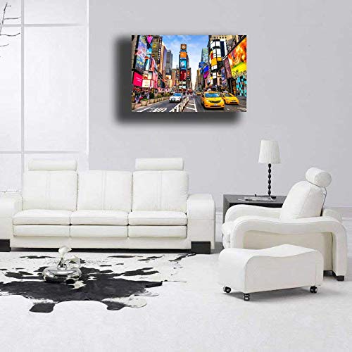 Quadro moderno NEW YORK time square città SU TELA