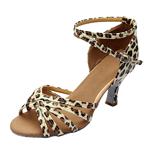 Chaussures danse mode latine sandales femmes bleu bottes larges
