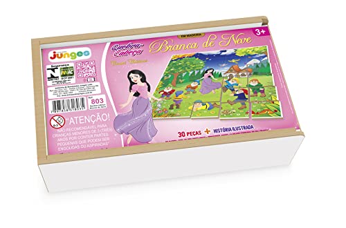 Quebra-cabeça Branca de Neve (Estojo) Junges