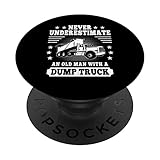 Photo Gallery camion never underestimate an old man with a dump truck popsockets popgrip intercambiabile Photo Gallery camion never underestimate an old man with a dump truck popsockets popgrip intercambiabile