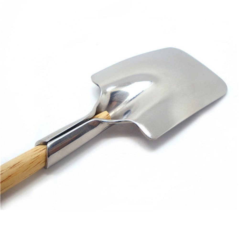 Cucharas de Café, Té Pala Plana Cuchara Cuchara de café Helado ingeniería Pala Retro Lindo Cuadrado Cabeza Cuchara Cocina Gadget Cuchara para Cocinar，Cuchara de Sopa (Quantity : 6)
