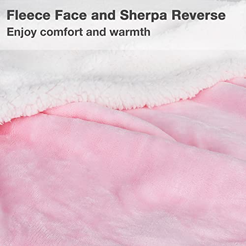 Image of Catalonia Sherpa Wearable Blanket with Sleeves & Foot Pocket for Adults