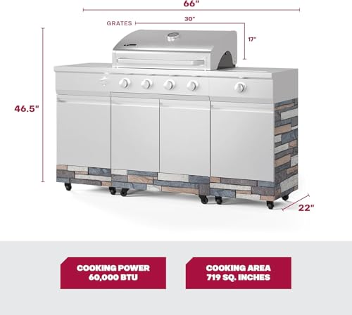 Luxury Outdoor Kitchen Grill Island