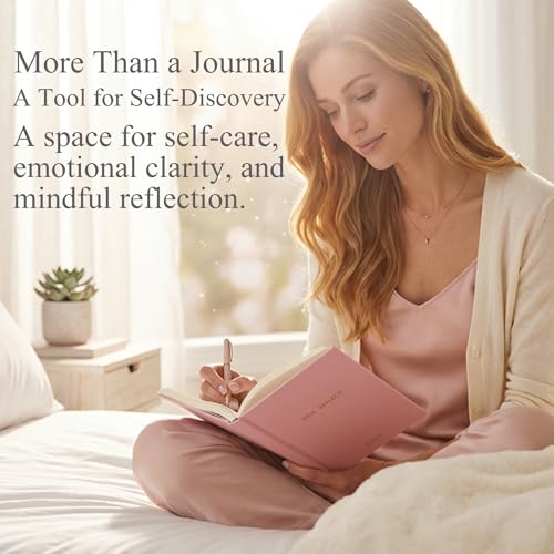 Image of Guided Journal for Self-Discovery - 180 Undated Prompts for Gratitude, Healing, Personal Growth & Mindfulness - Wellness Journal for Emotional Clarity, Self Care & Mental Health Gift for Women & Men