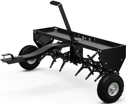 Tractor Supply Lawn Aerator - Are These the Top Picks Worth Your Money? 4 YINTATECH 40in Tow Behind Aerator, Plug Aerator for Lawn Tractor, 24 Cores, Black