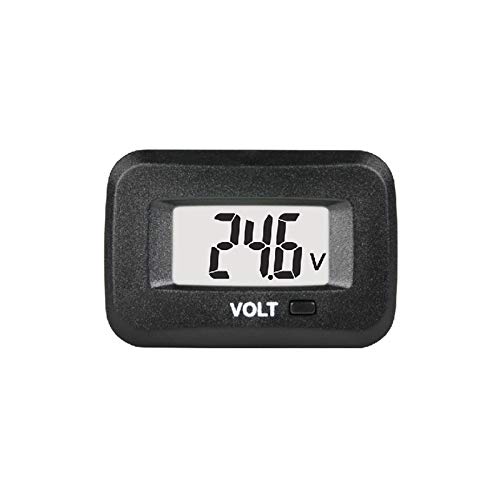 Preisvergleich Produktbild Runleader 8V bis 100V Snap-In-Batteriespannungsmesser, Echtzeit-Spannungsmessung, Spannungsalarm für Golfwagen, Gabelstapler, Star Car, Club Car, Bodenpflegegeräte