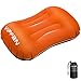 Produktbild Vipfan Hochelastisches Tragbares TPU Reisekissen,Aufblasbares Kissen,Camping Kissen,Strandkissen für Nacken und Lendenwirbelstütze während Nickerchen, Camping, Fahren usw.(Orange)