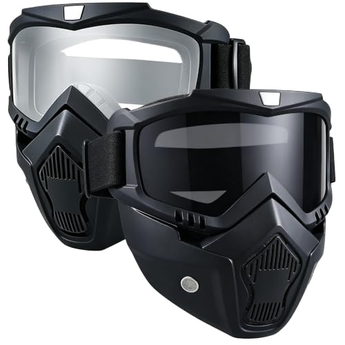 Image of Paintball Mask Anti Fog,Tactical Full Face Mask Ski Mask Goggles Detachable Adjustable,Motorcycle Riding Face Protection