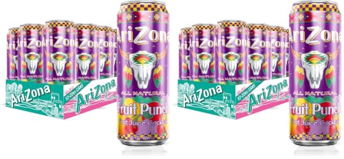 Image of AriZona Fruit Punch | Fruit Juice Cocktail | 16 Fl Oz (24 Pack)