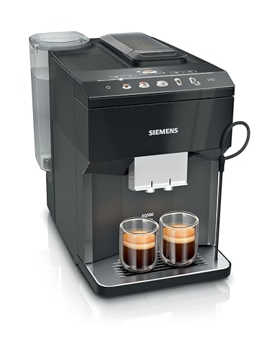 SIEMENS EQ500 classic TP511E19 Machine à café automatique, contrôle par application, nombreuses spécialités de café, réservoir à lait, fonction double...