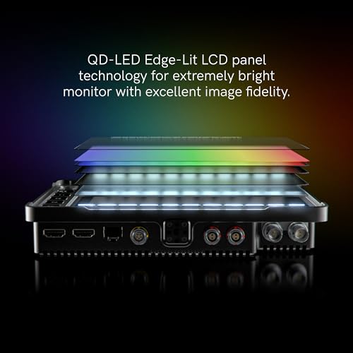 Image of SmallHD Ultra 7 On-Camera Touchscreen Monitor with 7-Inch LCD Display, 2300nits Brightness, 10-Bit Color Processing and Camera Control Capable