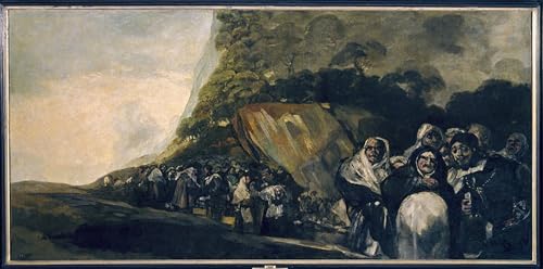 Lienzo Francisco de Goya el peregrinaje cuadro de alta calidad decorativo 60x90