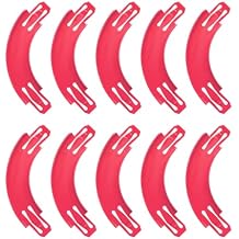 Racetrack Connectors Compatible with Hot Wheels,90 Degree Banked Turn,10 Packs,Upgrade Edition Persimmon