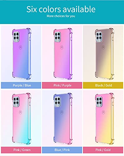 Cover per Motorola Moto G100,Nero Morbido Silicone Antiurto