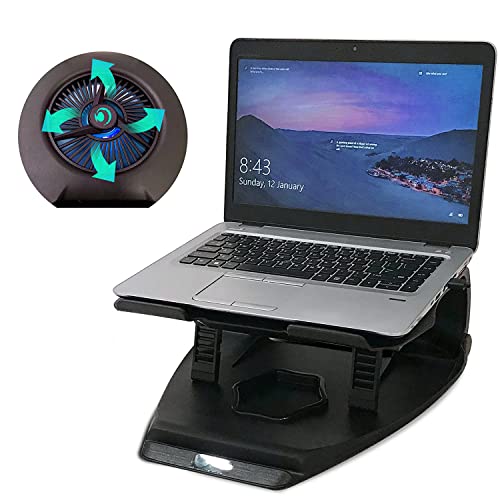Laptop-Cooling-Computer-Holder-Riser-Stand-with-Pad-Fan-and-7-Adjustable-Angles-USB-Port-Wide-Compatibility-for-Home-Office-College