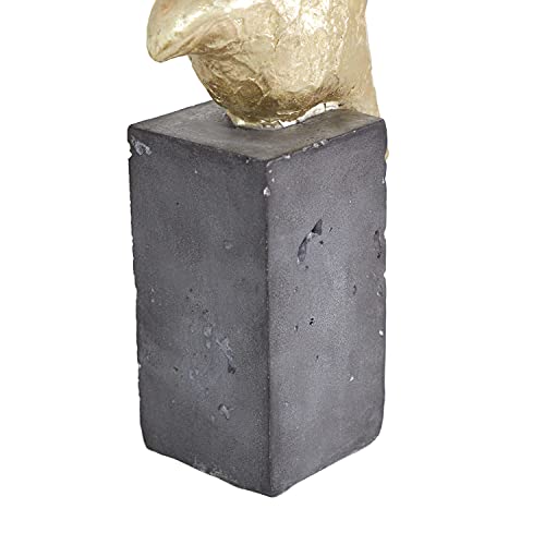 Sculpture Pierre Artificielle Or Deco 79 pour meuble vide - 8