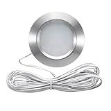 LIFKOME Ledダウンライト 12v 高輝度12個led搭載 キャビネットランプ お押入れ用 Ip44防水 耐久アルミ合金製 埋め込み式 取り付け簡単