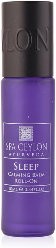 SPA CEYLON Sleep Calming Balm Roll On | Natural Sleep Aid with Soothing Scent | Quick-Acting Bedtime Relief | Travel-Friendly for All Skin Types