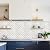 STICKGOO 10-Sheet Herringbone Tile Peel and Stick Backsplash, Dolomite White Mixed Light Gold PVC Stick on Backsplash, Self Adhesive Wall Tile for Kitchen and Bathroom