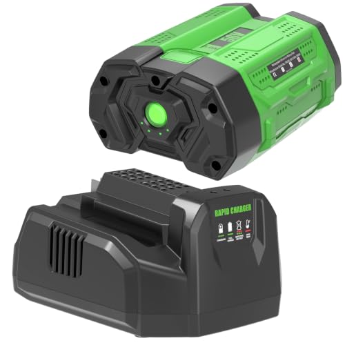 Image of 1Pack 56V 5.0Ah Replacement for EGO 56V Battery and Fast Charger CH2100