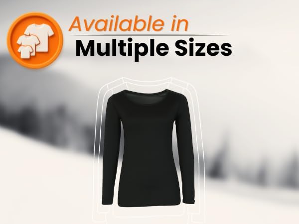 Heat Logic Women’s Thermal Long Sleeve - Warm Fleece-Lined Base Layer for Cold Weather, Black - Image 10